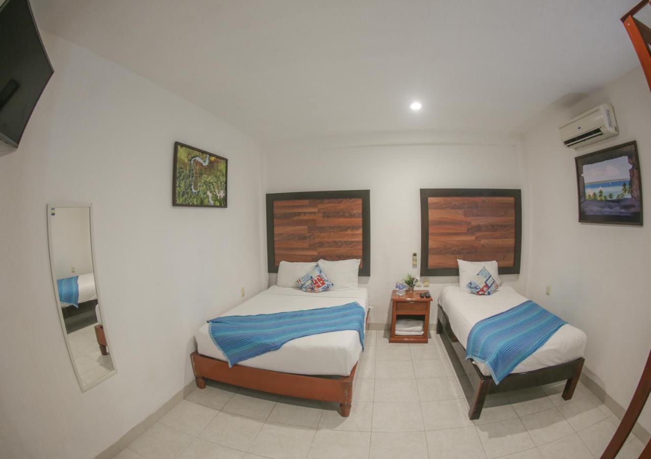 Seven Blue House Village&Lodge Bacalar Buitenkant foto